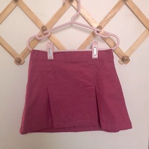 Toddler Girls Raspberry Pink Pleated Skirt